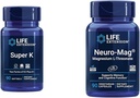 Super K, Vitamina K1, Vitamina K2 mk-7, Vitamina K2 mk-4 & Neuromag Magnesium L-threonate, Magnesium L-threonate