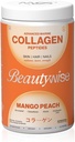 Belleza Avanzada Collagen Proteínas Marinos Polvo con ácido hialurónico, Glutathione " Biotina " No Smell " Fácil de mezclar con No Añadido Sugar 250G(Mango-Peach Pack of 1)