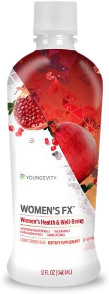 Youngevity Women's FX with Black Cohosh, 32 Oz – Natural Supplement Drink - Menopause Relief and All-Essential, Vitamins in One Bottle