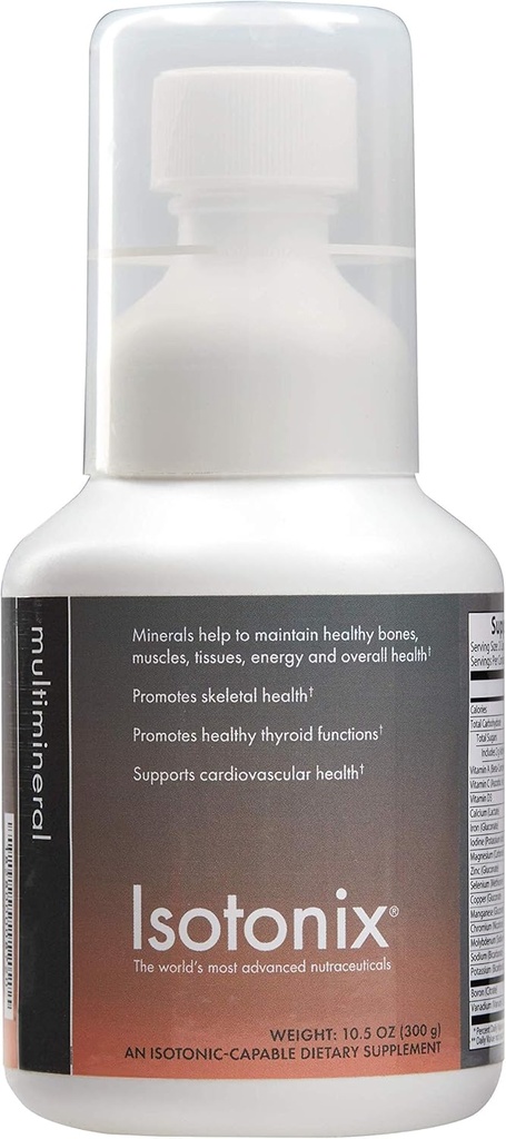 Isotonix Multi-Mineral Suplemento: Magnesio, Vitamina D, Zinc, Calcio &amp; Vitamina C, Fuerza ósea, Función muscular, Salud Inmune y Energía – 45 Servimientos