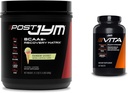 Post JYM Active Matrix Post-Workout with BCAAs, Glutamine & More Rainbow Sherbert Flavor + Vita JYM Athlete's Multivitamin with Over 25 Key Ingredients 60 Tablets