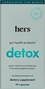 Hers Detox Supplement - Women's Probiotic Supplement for Detoxing - Helps Support a Healthy Digestive System - Vegetarian - 30 Capsules