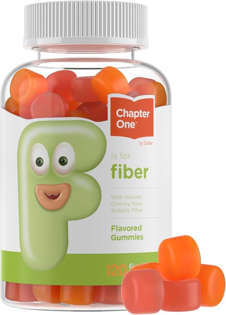 Zahler - Fiber Gummies for Adults &amp; Kids (120 Conde) Certified Kosher Adult &amp; Kids Fiber Gummy Chews for Digestion Support, Healthy Regularity &amp; Global Health - Chewable Children's Fiber Supplements