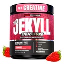 PROSUPPS Dr. Jekyll Signature Pre Workout Powder with Creatine - Stim-Free Preworkout Supports Muscle Volume &amp; Endurance - Suplementos de gimnasia sin cafeína (Strawberry, 30 Servings)