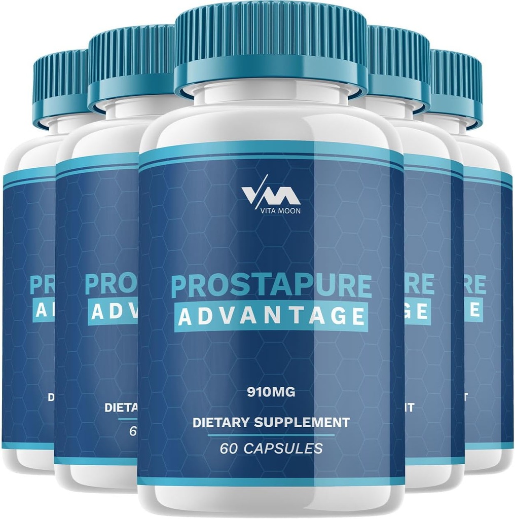 (5 Pack) ProstaPure Prostate Support Capsules – Prosta Pure Pills Suplemento, Máxima Fuerza, Nueva Fórmula Multivitamínica Mejorada, ProstaPure Reseñas, 300 cápsulas