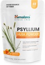 Himalaya Psyllium Husk Powder, Orange, 48 Servings - Suplemento diario de fibra para apoyar la salud y regularidad digestivas - Vegan, No GMO, Sugar Gratis, Gluten Free, 12 oz (340 g)