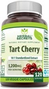 Herbal Secrets Tart Cherry 10:1 Standardized Extract Supplement TEN 1200 Mg Por Serving TEN 120 Veggie Capsules ← Non-GMO TEN Gluten Free ← Made in USA (1 Pack Ø 120)