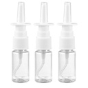 Medsuo 3pcs 10ml Nasal Spray Bottle Borrar Renacimiento vacío claro Spray Sprayer Contenedor directo para aceites esenciales Saline