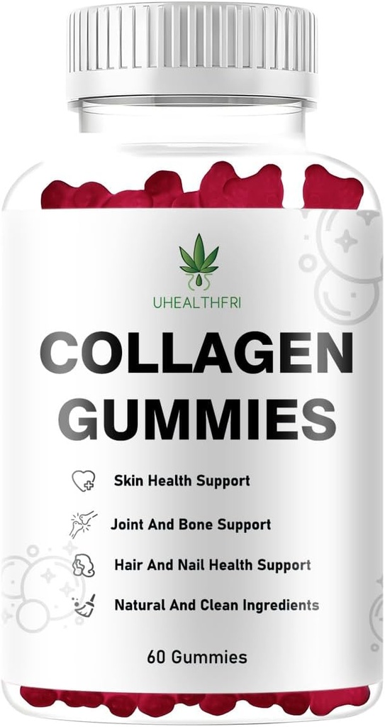 Collagen Peptides Gummies - Collagen Gummies with Peptides Tipo I II III V X Peptides for Hair Skin &amp; Nails - Collagen hidrolizado para Mujeres y Hombres (1)