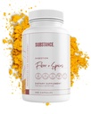 SUSTANCIA. - Las especias de fibra de la naturaleza para el bienestar digestivo - Apoya la limpieza de colon - Formulado con el husk de Psyllium, la semilla de Flax " jengibre - Suplemento de fibra dietética - Vegan-Friendly - 240 cápsulas