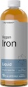 Horbäach Iron Suplemento Liquid TENIDO 16 Fl Oz Silencioso Vegan " Fórmula Vegetariana " No-OMG y Gluten Gratis