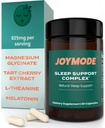 JOYMODE Suplemento de ayuda para dormir para adultos (60 ct) con L Theanine, Melatonin &amp; 125mg Magnesium Glycinate, 500mg Extracto de cereza de tarta de CherryPURE para soporte para sueño