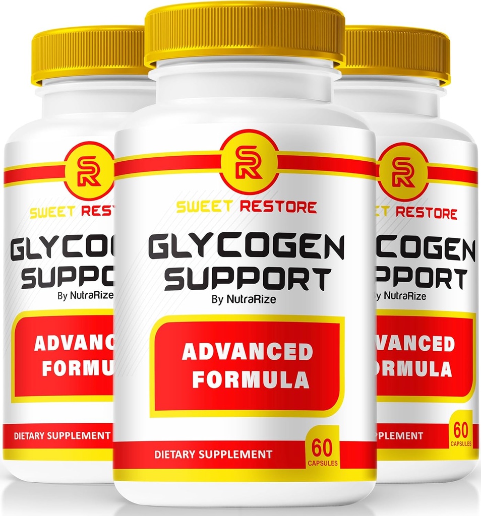 NutraRize (Pack of 3 Sweet Restore Glycogen Support, Joint Support, Official Glycogen Support Capsules, Joint Support Formula Blood Vessel Cleaner Reviews (180 cápsulas)
