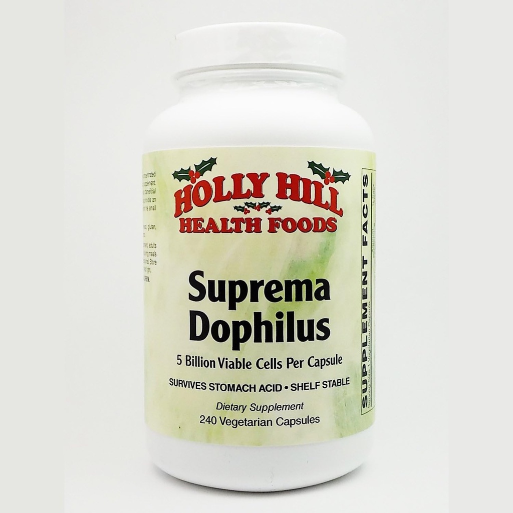 Holly Hill Health Foods, Suprema Dophilus, 240 cápsulas vegetarianas