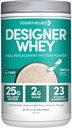 Diseñador Wellness, Diseñador Whey Protein Meal Replacement Powder, Organic Superfood Complex Carbs, Vitaminas, Minerales, Gluten-Free, Vanilla Bean, 1,72 libras