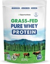 Oportuniteas Grass Fed Whey Protein Powder Concentrate - 1 Ingrediente - Suplemento Puro Proteína para la bebida, Smoothie, Shake, Cooking &amp; Baking - Non GMO, Hormone Free &amp; Gluten Free - 5 libras