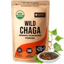 Organic Chaga Mushrooms Powder - Fine Powder to Make Chaga Tea for Immune Defense and More Energy, Organic Chaga is Wild Grown and Sustainably Harvested in Europe, Certified USDA Organic, 100 servings