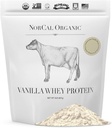 NorCal Organic Vanilla Whey Protein - 2lbs ← Grass-Fed, Single-Origin Vanilla Silencio Certified Non-GMO & American Humane from California Farms