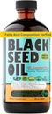Black Seed Oil 8 Oz - Premium Nigella Sativa Cold-Presed Turkish Black Cumin Oil - High Strength 3X Thymoquinone - Natural Support - Super Food