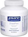 Pure Encapsulations DopaPlus - Supports Dopamine Production - for Daily Brain Function* - with Folate, Vitamin B6 & L-5-MTHF - Non-GMO & Vegan - 180 Capsules