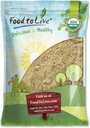 Alimentos para Vivir Powder de cáñamo orgánico, 8 libras – 50% Proteína, No GMO, Kosher, No-Irradiado, Puro, Superalimentos Veganos, Rico en hierro y fibra