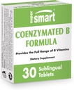 Supersmart - Coenzymated B Fórmula - Contiene todas las vitaminas del grupo B - Cinco veces más activo ← No Gluten Libre - 30 Tablets