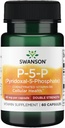 Swanson P-5-P (Pyridoxal-5-Phosphate) Vitamina Coenzimada B-6 40 Milligrams 60 cápsulas
