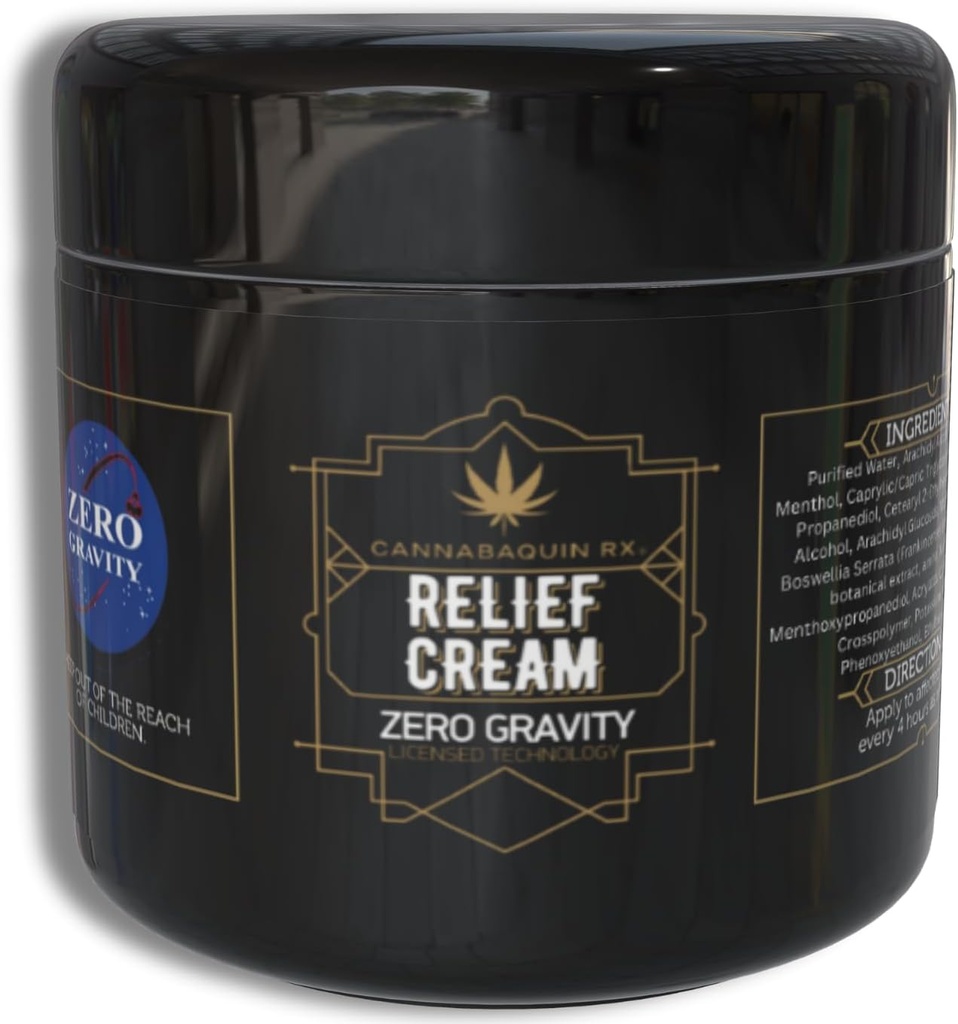 Cannabaquin Hemp Cream Máximo Fuerza. Hemp Oil &amp; Arnica Cream, May Soothe Discomfort on Joint Muscle Hombro Hip Neck Knee & Back Support. Crema de Alivio Natural Made in USA. Instant Menthol Rub