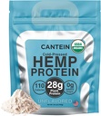 Pólvora de cáñamo orgánico, Afeitado de Proteína vegetal y vegano, Lactosa y Lácteos Libres, Gratuitos, Limpios y Desarmados (20 Servimientos)