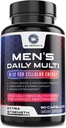 Multivitamina para hombres – Hombres de ventaja saludable Multivitaminas con vitamina B12, A, D, C, Zinc, Magnesio para soporte diario completo – Vitaminas de alta potencia para hombres, embotellados en EE.UU. - 60 cápsulas