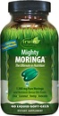 Irwin Naturals Mighty Moringa 1,000 mg - 60 Liquid Softgels - con Chia, Coco, Huevo, Avacado & Omega Superfoods - 30 Total Servings