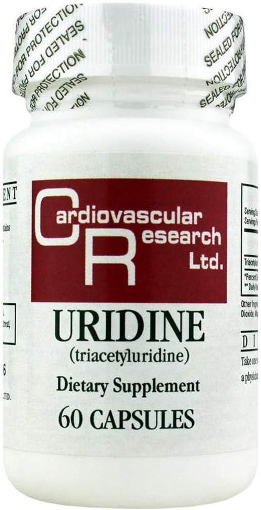 Cardiovascular Research Uridine, White, 60 Cuenta