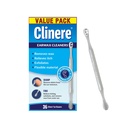 Limpiadores de oído de Clinere, Herramienta de limpieza de canales suaves y eliminación de cera de oído, Itch Relief, Exfoliates, 36 Conde