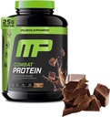 Muscle Pharm Combat Protein Powder, Chocolate Milk Flavor, Fuels Muscles for Productive Workouts, 5 Protein Sources including Whey Protein Isolate &amp; Egg Albumin, Gluten Free, 4 lb, 52 Servings