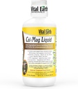 Minerales de la Tierra Vital Cal-Mag Líquido – Suplemento de magnesio de calcio con vitamina D3, K2, Borón y Ácido Fulvico para la Absorción de la Fastra, 32 Oz + 1 Copa Oz