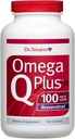 Dr. Sinatra Omega Q Plus 100 Resveratrol – Omega-3 Suplemento Apoya la salud cardíaca y proporciona energía antioxidante con 100 mg de CoQ10 y Resveratrol (180 softgels)
