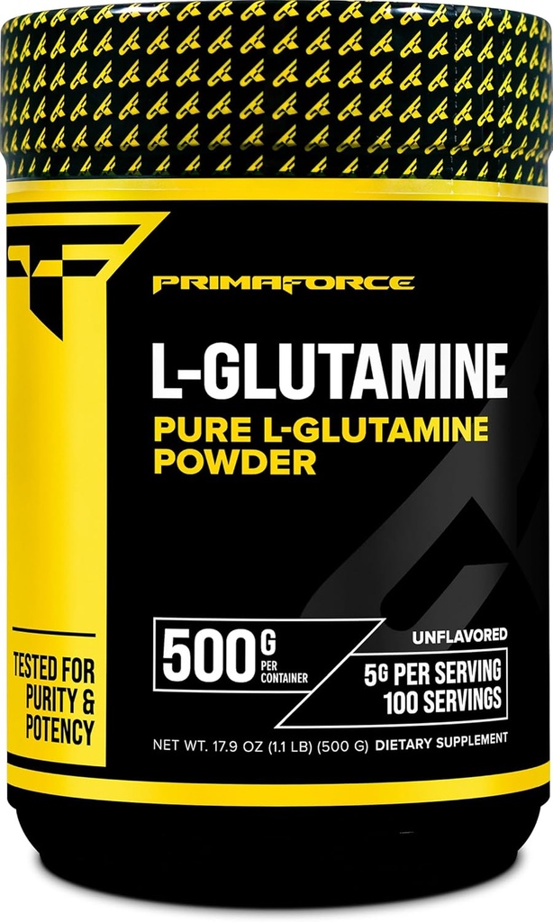 Primaforce L-Glutamine Powder 500 Grams (1.1 LBS)