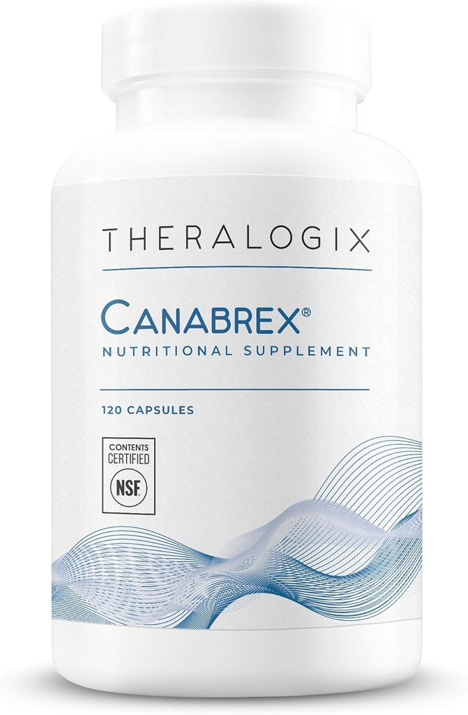 Theralogix Canabrex Palmitoylethanolamide (Pea) Suplemento - 60-Day Supply - Joint Health Supplement for Women ' Men - Sleep & Immune Support Suplemento - NSF certificado - 120 cápsulas
