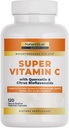 Lab Gold Super Vitamina C 1000mg – Immune System Support – Contiene Complejo Bioflavonoides " Quercetina – No Acidic, No-GMO, Gluten Free, Vegan – 120 cápsulas (2 Month Supply)