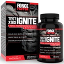 Prueba del factor de fuerza X180 Ignite Booster total de testosterona para Hombres con semillas fenugreek y té verde Extracto para construir músculo magro, energía de boosto, y mejorar el rendimiento, 120 cuenta