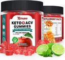(2 Pack) 90 Conde Keto ACV Gummies Fórmula con 1500MG 180 Conde Keto ACV Gummies, Keto Diet Suplemento para Mujeres Hombres - Bajo Azúcar &amp; Gluten Gratis