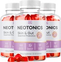 (3 Pack) Neotonics Skin And Gut Gummies, Neotonics Skin & Gut Essential Probiotics Gummies, Neotonics Skin And Gut Gummies Reviews, Neotonics Reseñas, Neotonics Gummies, 180 Gummies Por 3 meses
