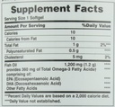Aceite de pescado abundante de la naturaleza, apoya la salud cardíaca, 1200 Mg, lanzamiento rápido Softgels, 200 Ct (Pack of 2)