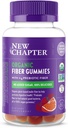 Nuevo Capítulo Gummies de fibra orgánica para adultos " niños " , Fibra prebiótica de base vegetal para la salud digestiva, vegano, no transgénico, USDA Organic, Gluten Free, Citrus-Berry Flavored, 60 ct