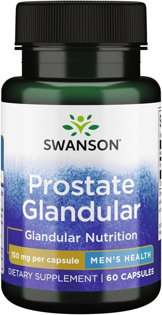 Swanson Raw Prostate Glandular 150 Milligrams 60 cápsulas