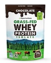 Opportuniteas Grass Fed Chocolate Whey Isolate Protein Powder – 20 g Protein, Heavy-Metal Tested, Made with Organic Cacao & Organic Cane Sugar, Non-GMO, Hormone-Free, Sourced from Ireland, 5 lb