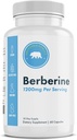 Berberine Supplement 1200mg – 60 Vegan Capsules – Gluten Free, Non-GMO, Dairy Free – 30 Day Supply
