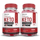 Laboratorios Justificados (2 Pack Trim Tummy Keto ACV Gummies Extreme 2000MG Trim Tummy Keto Gummies Apple Sider Vinegar Formulado con Powder Pomegranate Beet Juice B12 Vegan Non GMO 120 Gummys