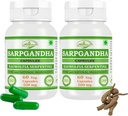 Rauwolfia Serpentina de Morsan Nutraveda (Sarpgandha, Sarpagandha) Extracto Cápsulas peru Highest Potency, 100% Herbal Producto tención Pack de 60 X 500 mg. Veg. Cápsulas (Pack of 2 Jar)