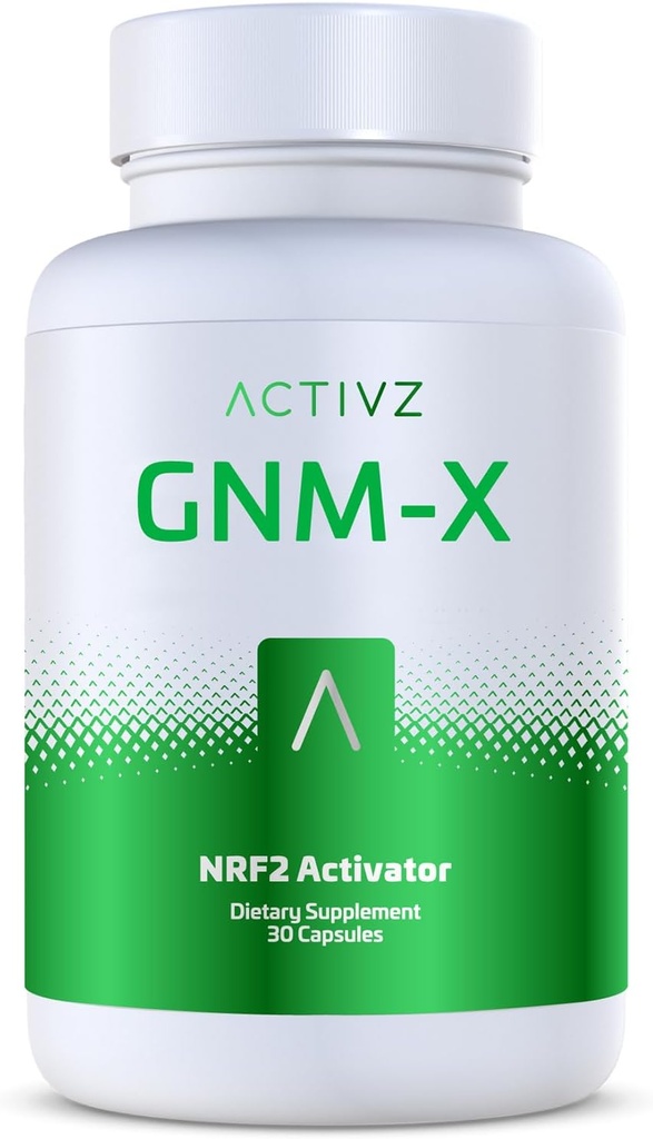 ACTIVZ GNM-X - Activador Nrf2 para la Defensa Celular Genética y el Bienestar mejorado - apoya la longevidad y la salud epigenética - 30 cápsulas